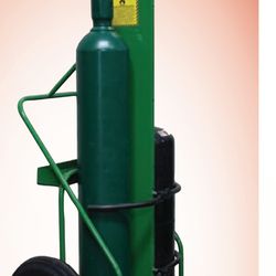 Ocy Acetylene safety cart,full TANKS cart hoses cutting torch