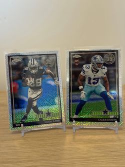 2026 Topps Chrome Cowboys Hobby Exclusive CeeDee Lamb + Caleb Downs RC