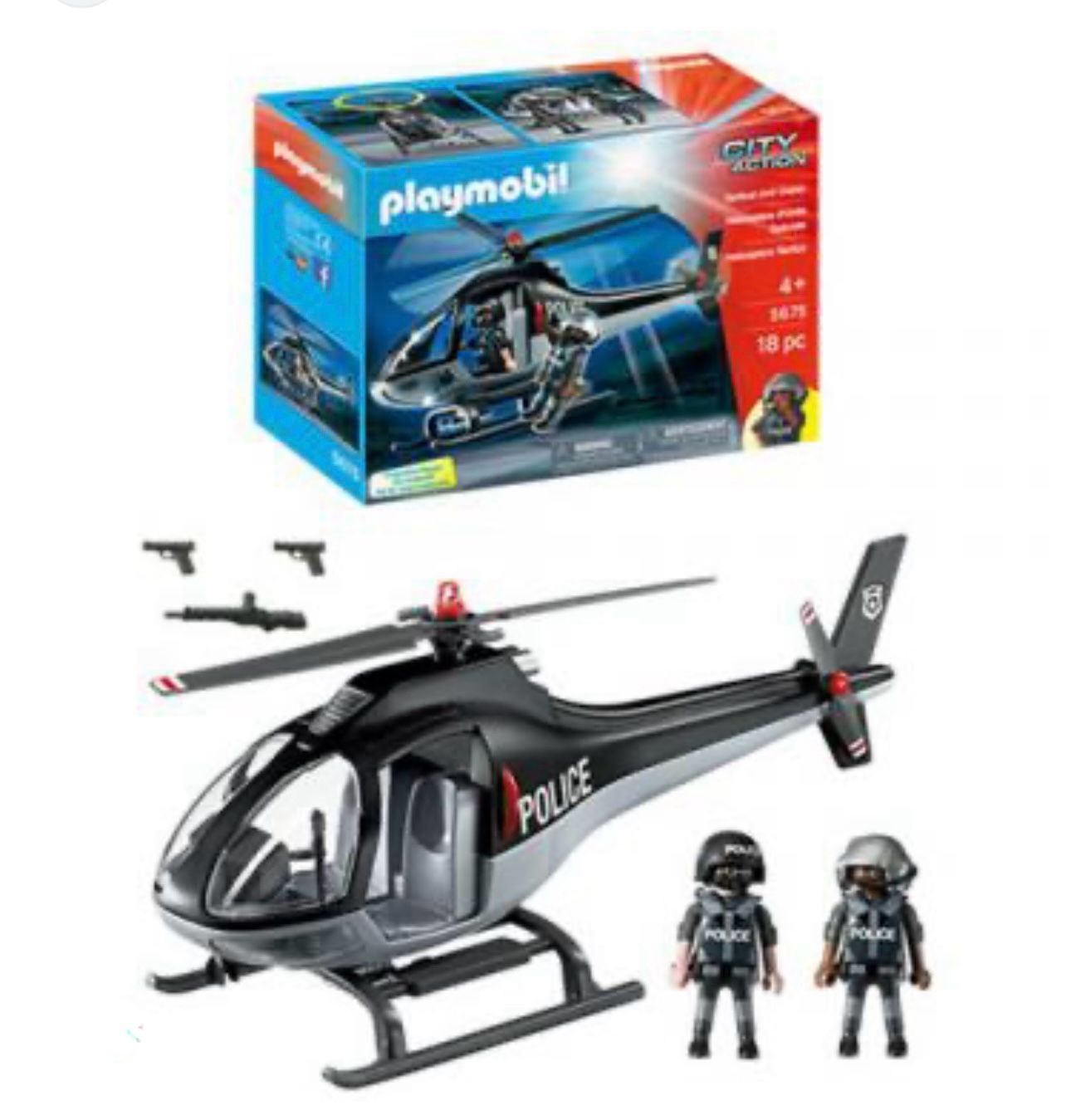 Police Helicopter Playmobil Set 5975