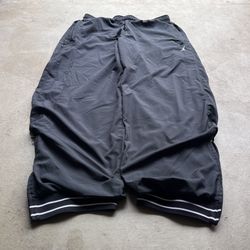 Vintage Air Jordan Black Baggy Wide Leg Track Pants