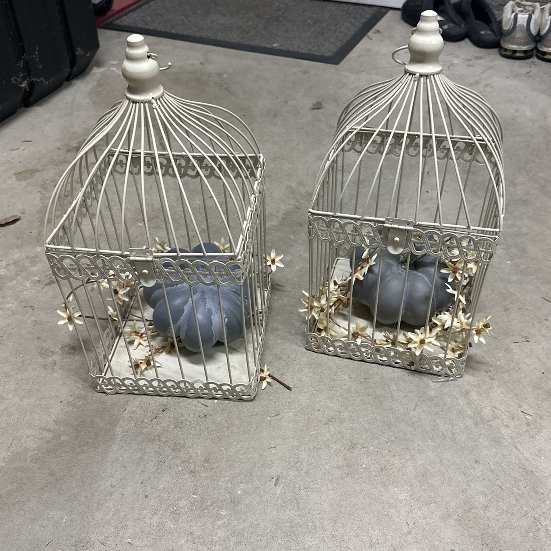 (2) Decorative Bird Cages