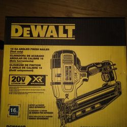 DeWalt XR 16ga Angled Finish Nailer Tool Only