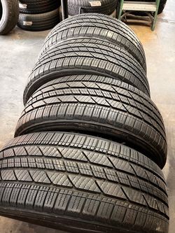 4 SEMI NEW 27550R22 BRIDGESTONE DUELER ALL SEASON tires for $550 installed and balanced. 90%+ TREAD ON THESE TIRES . 27550R22 275 50 22 275 50 R 22 2