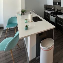 2 Blues Teal Chairs