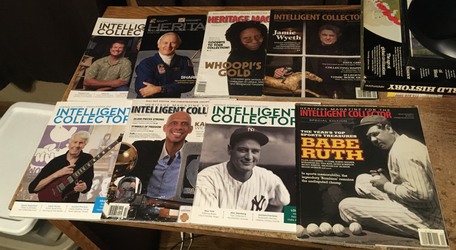 8X HERITAGE AUCTIONS FOR THE INTELLIGENT COLLECTOR MAGAZINE LOU GEHRIG BABE RUTH