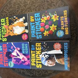 Adult Paint By Sticker Books 