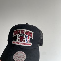 Chicago Bulls Back To Back NBA World Champions “91 & 92” Snapback