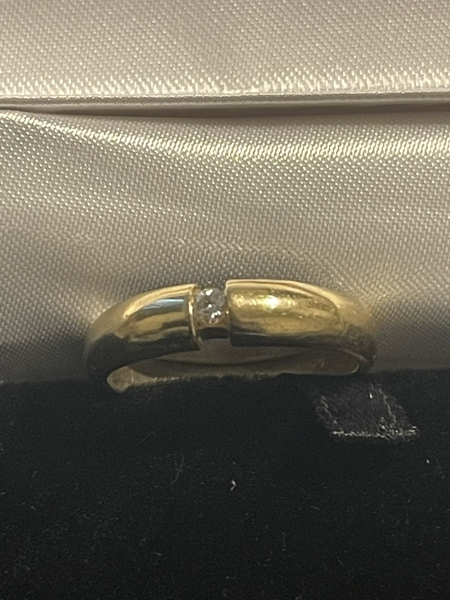 14k Ring W/1ct Diamond 4.73 G
