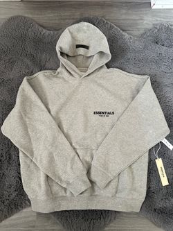 Essentials " Fear Of God " Grey Hoodie Size M