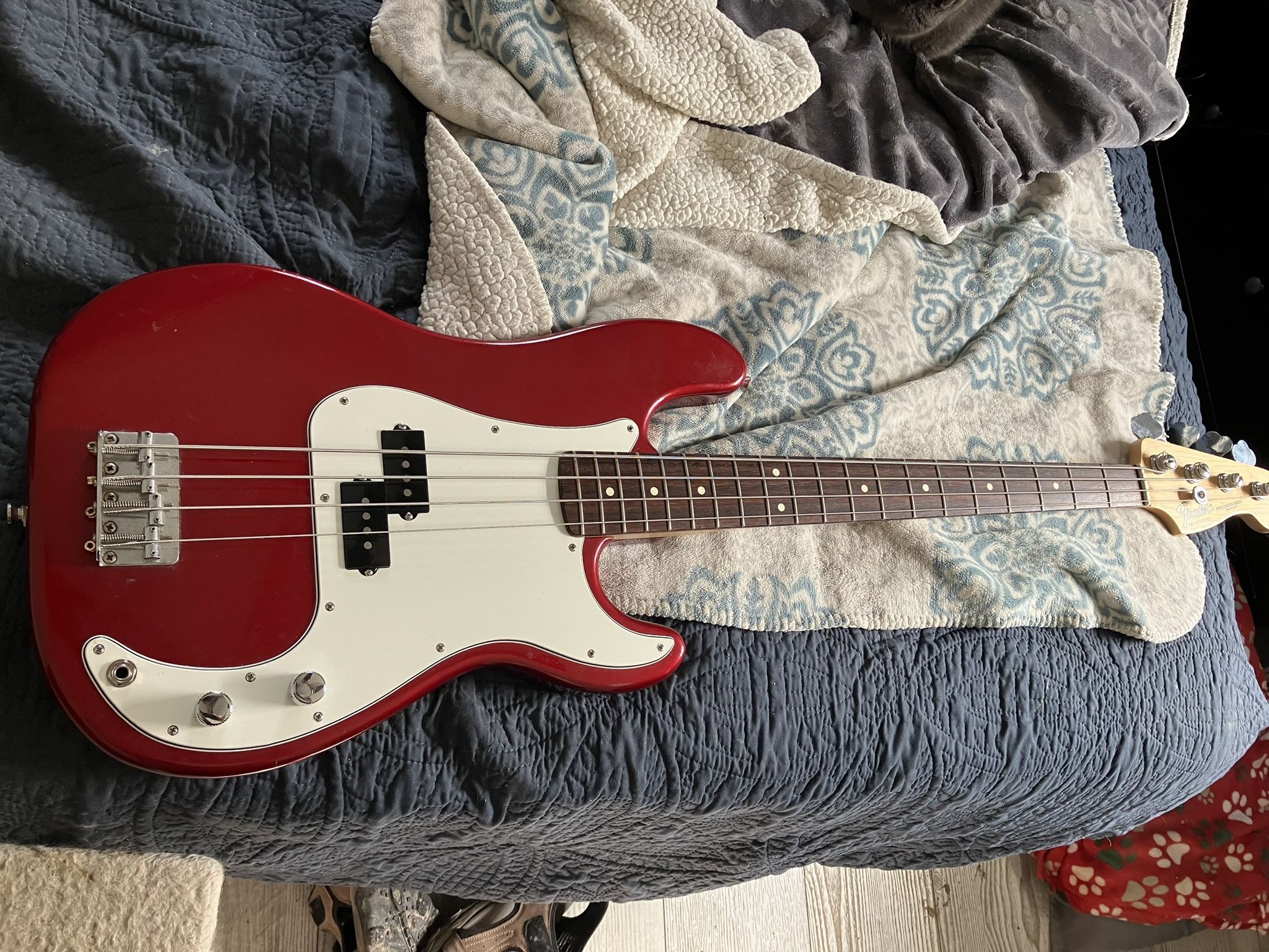 READ POST!!! Fender Precision P Bass MIM Made In Mexico Electric Guitar