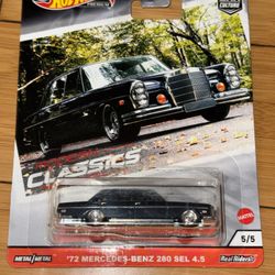 Hot Wheels Modern Classics 1972 Mercedes Benz 280 SEL 