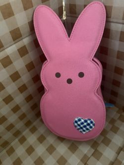 PEEPS Bath & Body Works Pink Bunny Backpack NEW Tags 2026🐣🌸💛🐰🌼