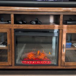 Electric fireplace TV Stand Combo