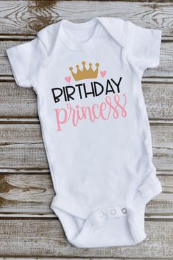 Birthday princess onesie or shirt 👑