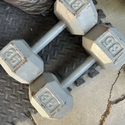 35s And 20 Pound Weights
