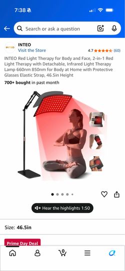Inteo red light therapy