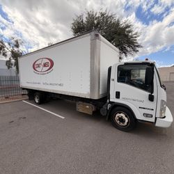 2015 Isuzu Nrr 20 Foot Box Truck With Heavy Duty Liftgate Diesel