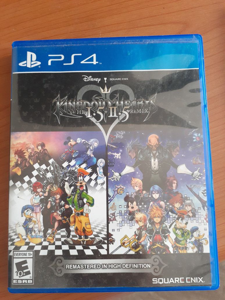 Kingdom Hearts 1.5 + 2.5 Remix For Playstaion 4