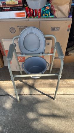 Portable toilet chair