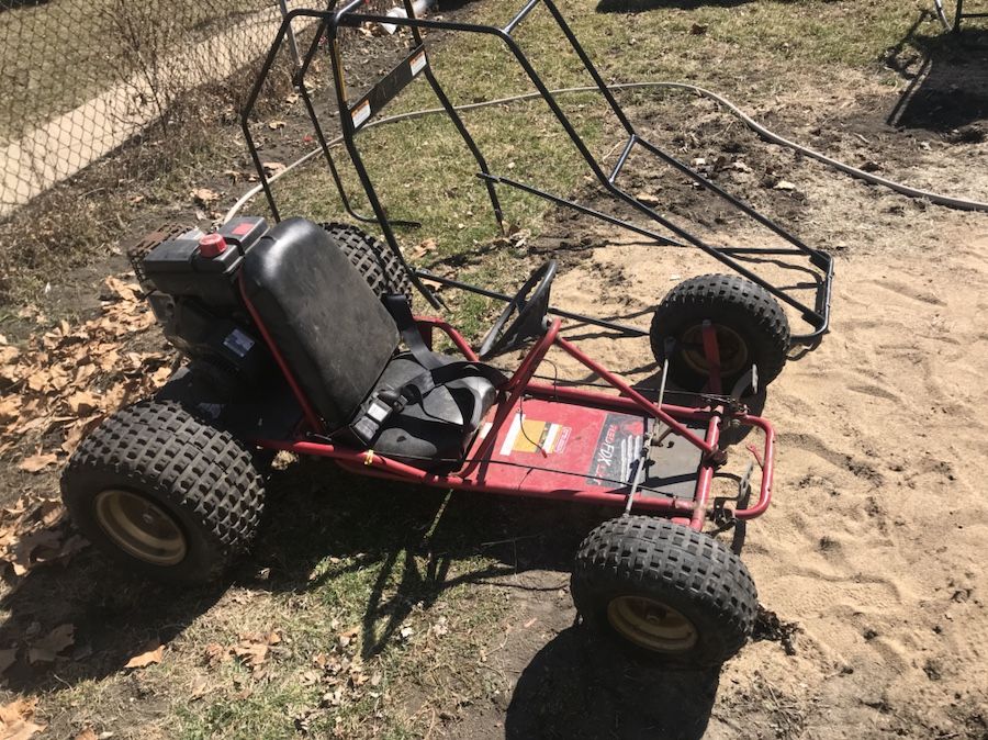 Red Fox LXT go kart with roll cage big tires