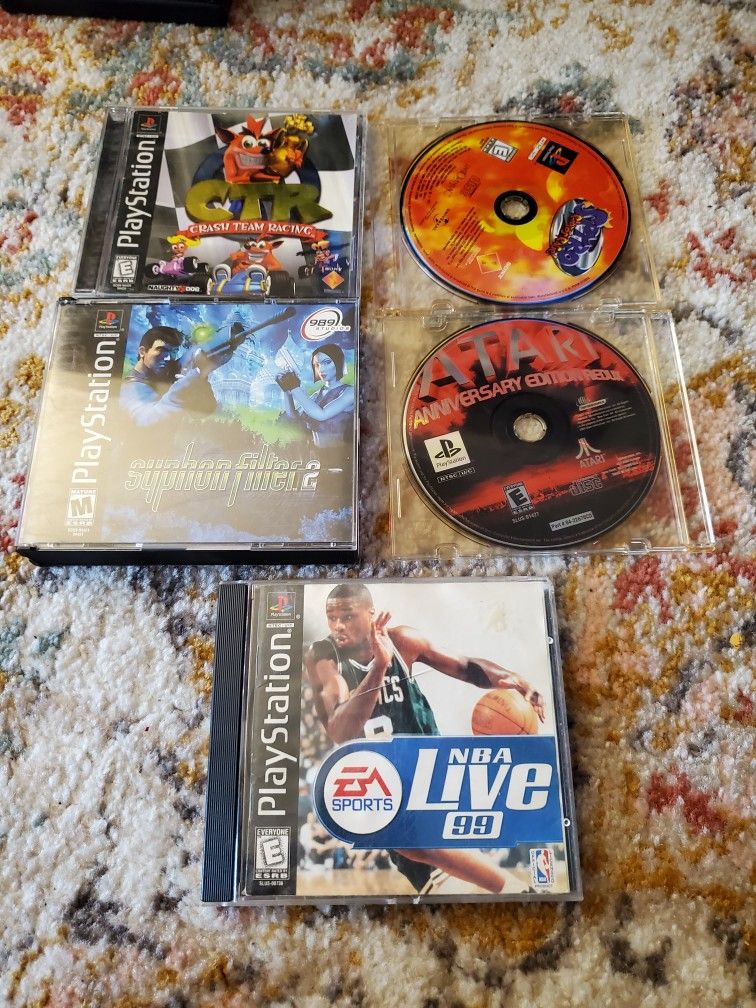 Ps1 Lot Of 5 Games