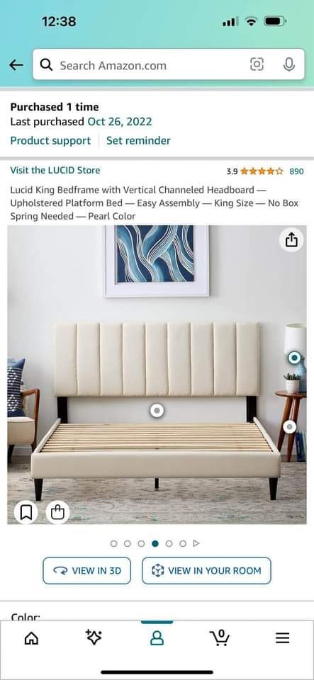 King Size Bed Frame.