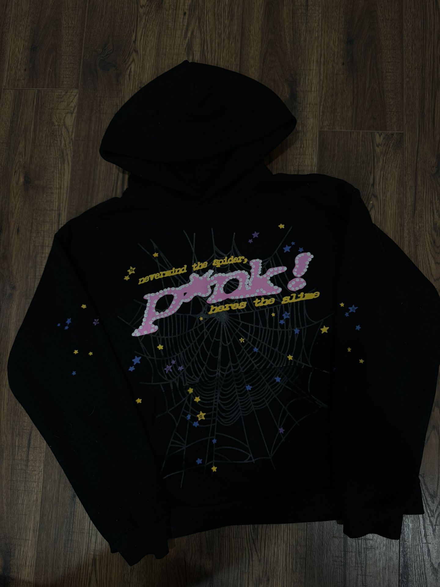 Pink Spider Hoodie 