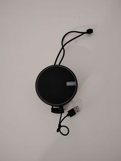 INSMY C12 waterproof shower Bluetooth speaker in black.