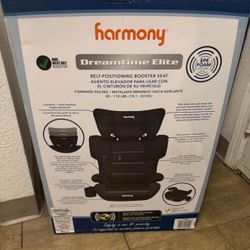 New in box Harmony Dreamtime elite long back booster seat expires in 2033