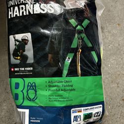 UNIVERSAL PROTECTION HARNESS ADJUSTABLE GREEN