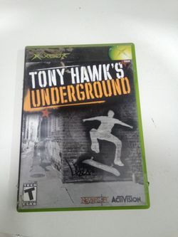 Tony hawk underground Xbox game