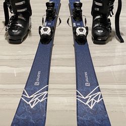 Skis And Boots Sizes Are In The Description 