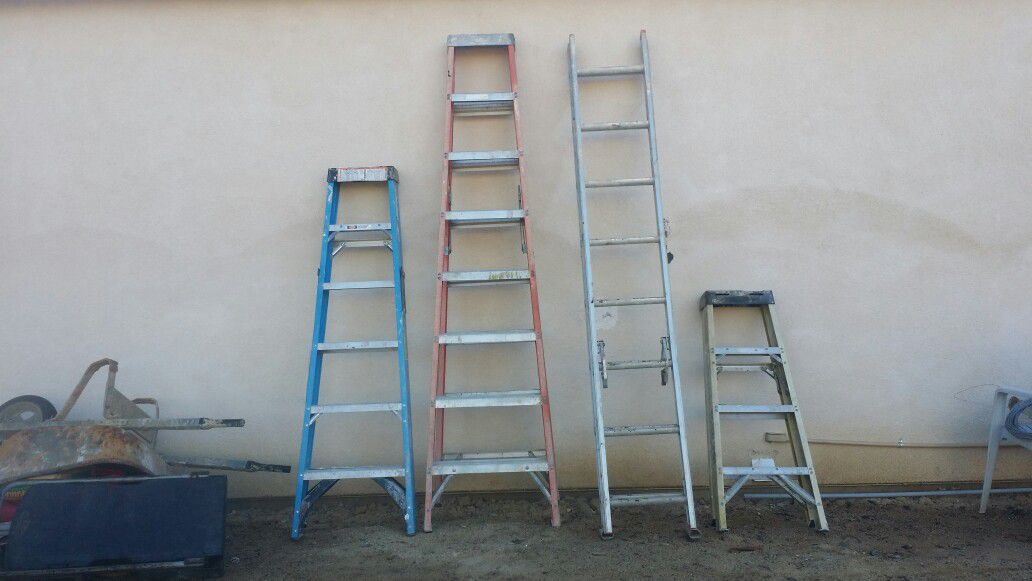 Ladders 6,8, 4, 12 foot