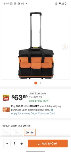 Tool Bag With Hand Truck