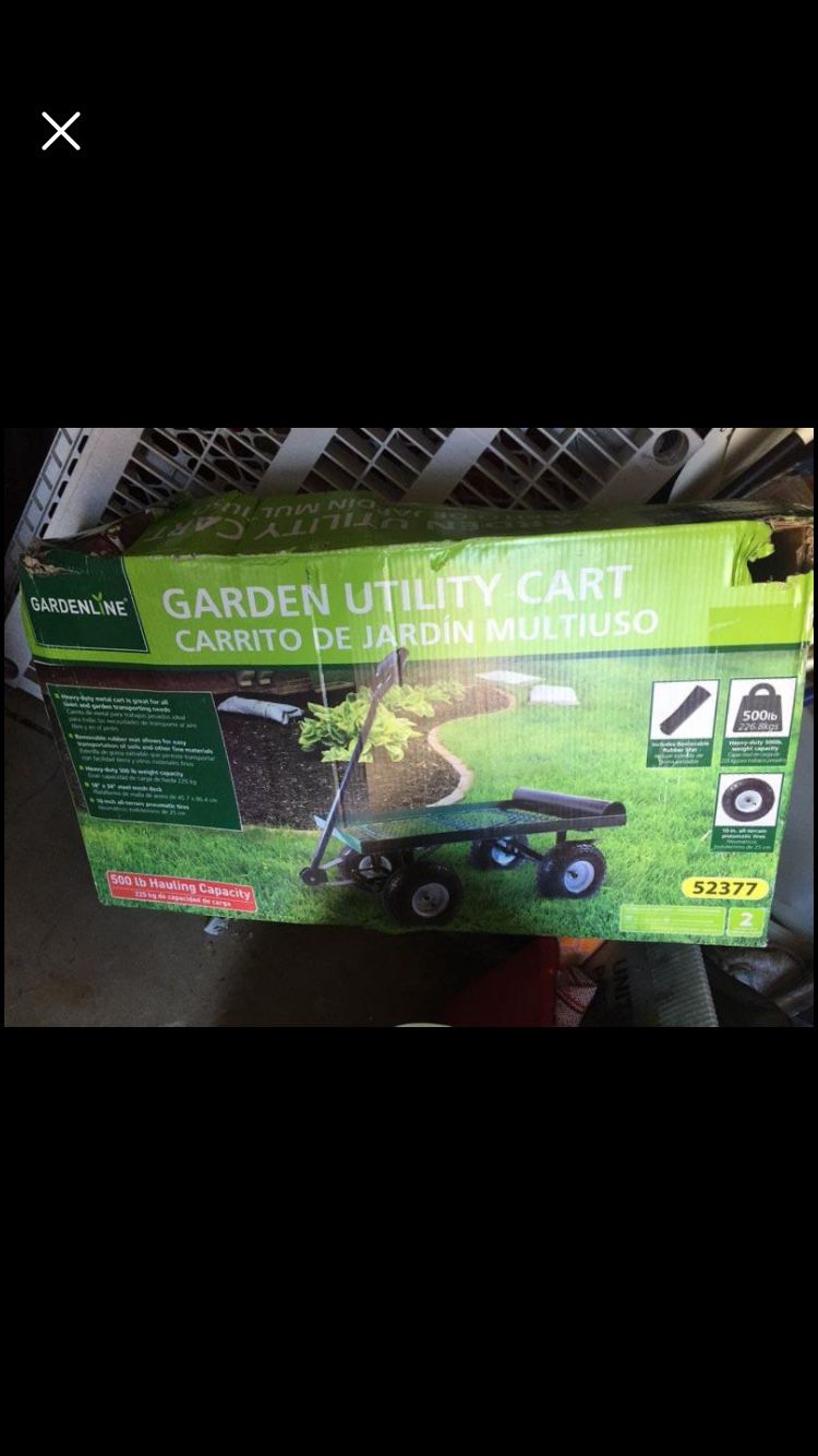 HEAVY DUTY Garden Utility Cart, Wagon NEW