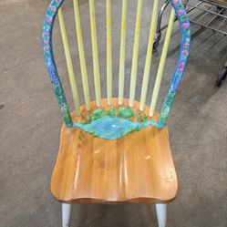 Wooden Painted Chair 