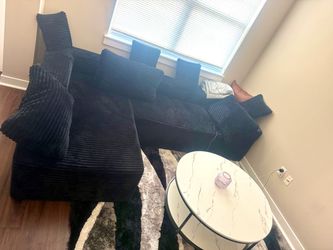 Sofa with coffe table