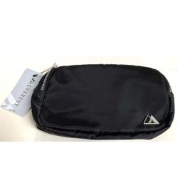 Fanny Pack/Shoulder Bag Size Small Black 2 Zipper Pockets Bag Pouch New