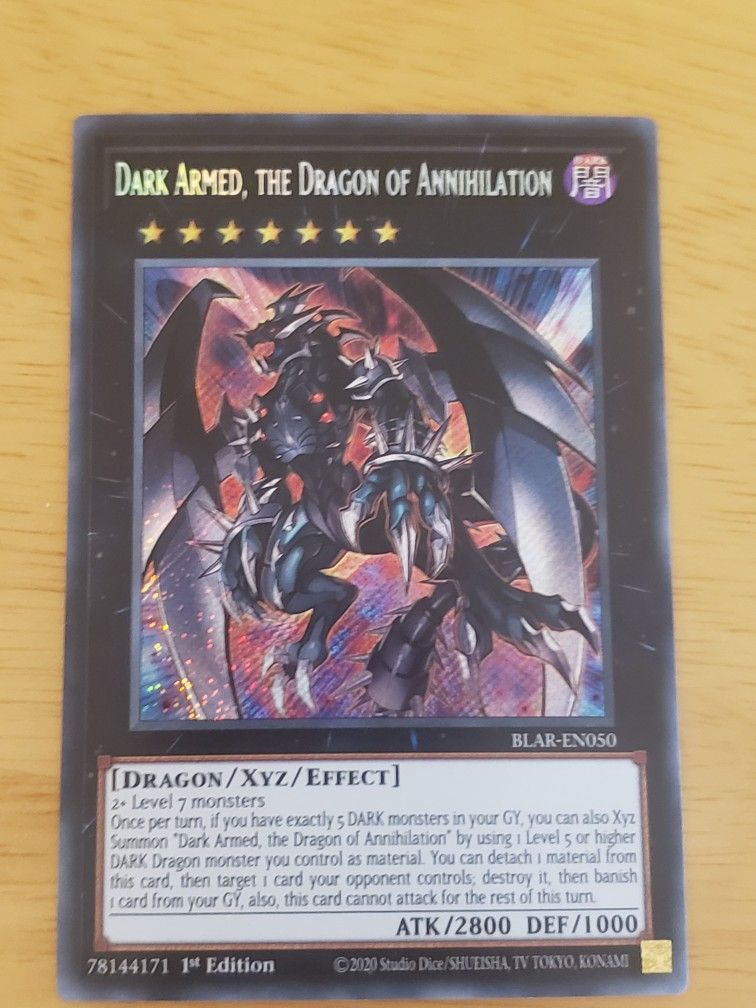 Yugioh Dark Armed, The Dragon Of Annihilation