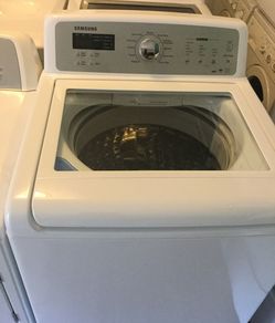 Samsung washer and dryer set/ one year warranty/ delivery and installation are available