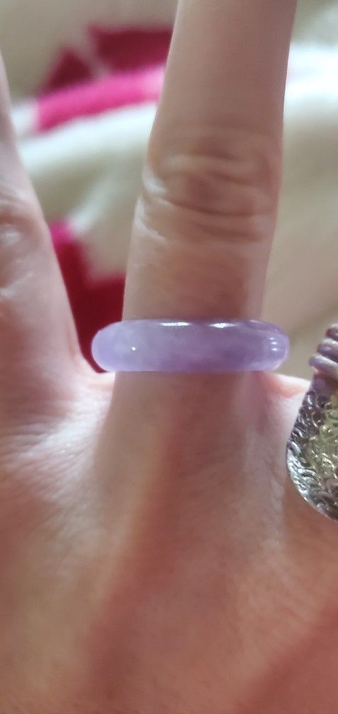 Lavender Jade Ring