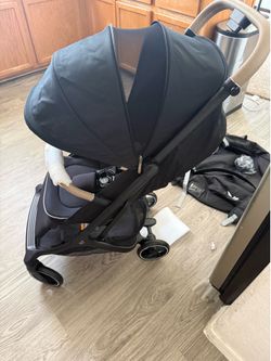 NEW! Maxi Cosi Cabin Lightweight Travel Stroller, Sea Shadow black