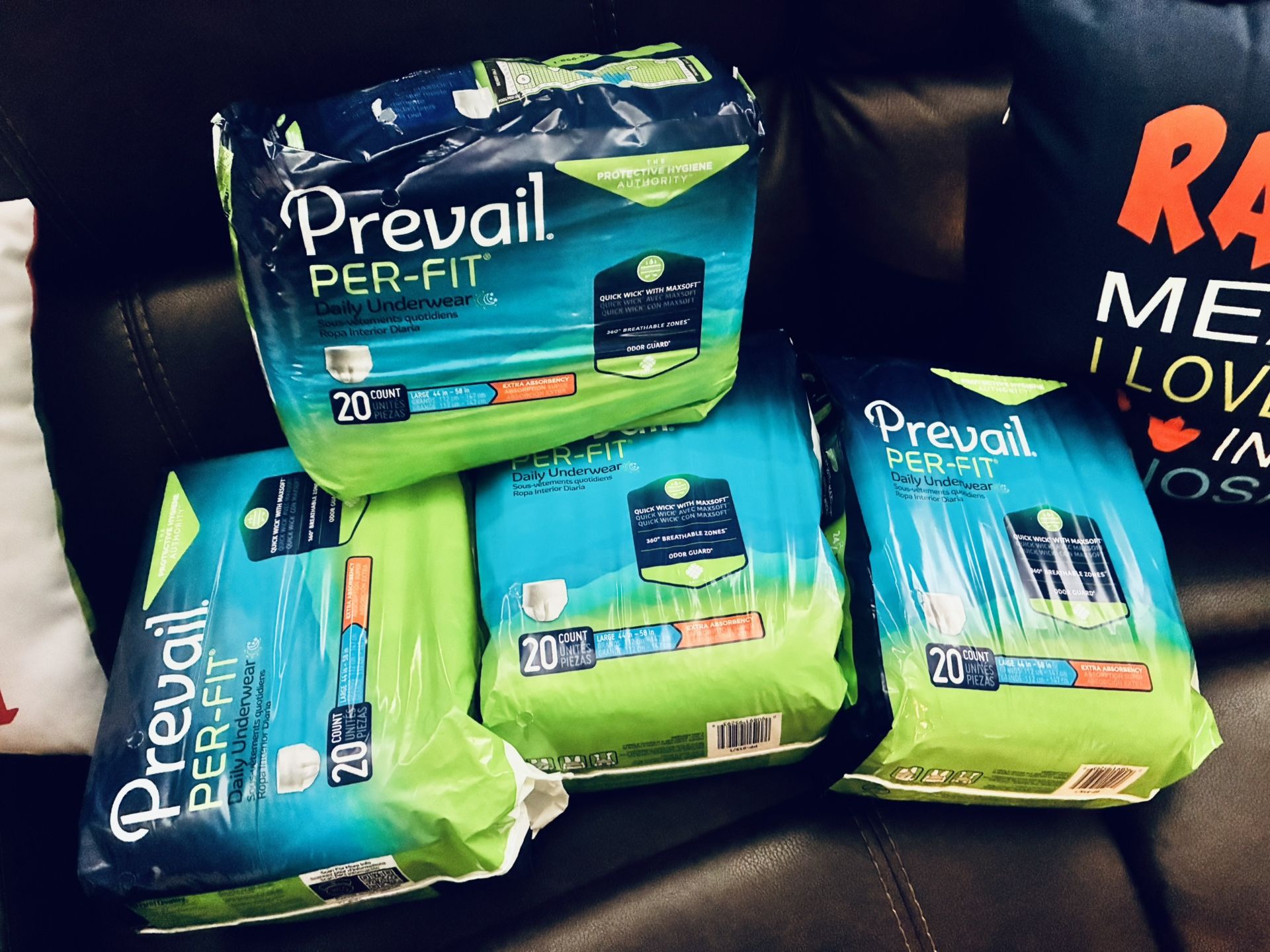 Adult pull up style diapers, size, large only   $50-per box—Adult pull up style diapers size large. (1 full box available now)  Pick up, is in Yakima 