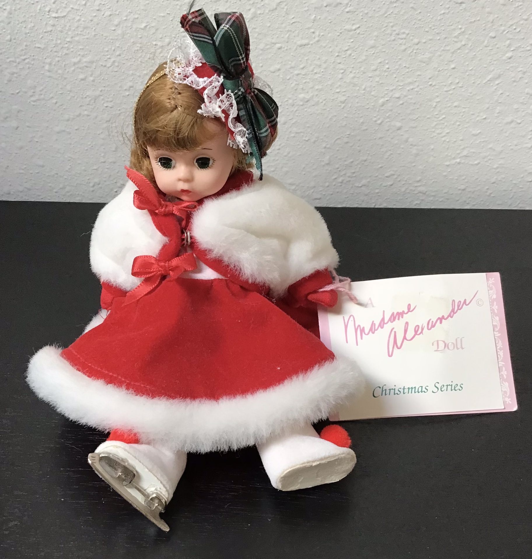 Vintage Madame Alexander Christmas Skater Doll
