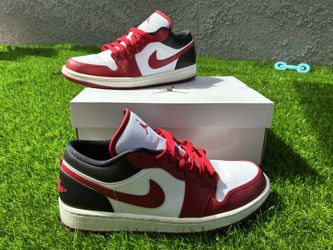 Jordan 1 Low Red,Black, White