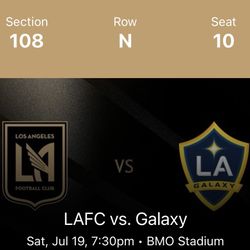 LAFC VS GALAXY
