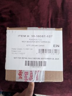Mega Evolution Booster Box