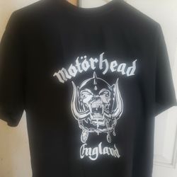 Brand new Black and white Motorhead T-shirt