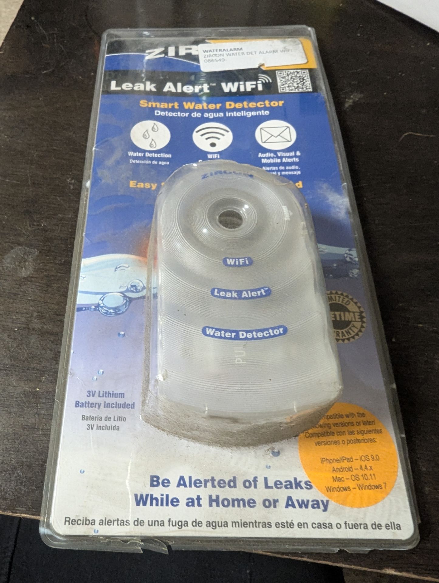 Leak alert with wifi
