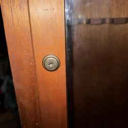 Antique Shotgun Storage Cabinet